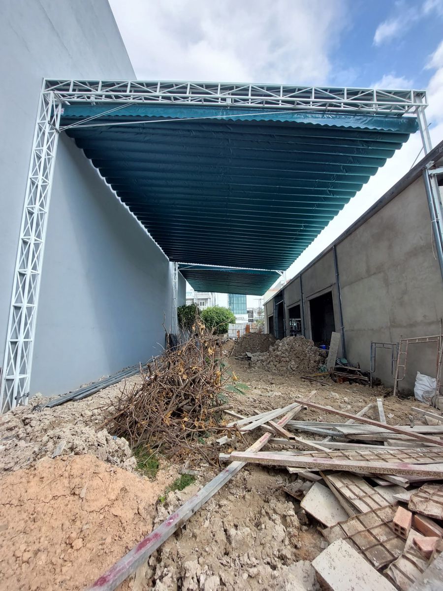 Thi Công Mái Kéo Bàu Bàng Bình Dương (Sao chép) Thi Công Mái Kéo Bàu Bàng Bình Dương (Sao chép)